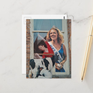 Alice Dairy Princess Einzigartiges Retro-Collage  Postkarte