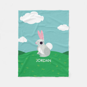 Alice das Kaninchen Fleecedecke