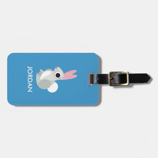 Alice das Kaninchen Gepäckanhänger (Vorderseite horizontal)
