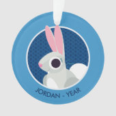 Alice das Kaninchen Ornament (Vorderseite)