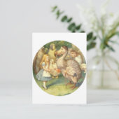 Alice & der Dodo Farbe Postkarte (Stehend Vorderseite)