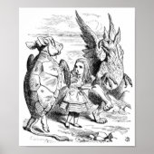 Alice, der Griffin und die Mock Turtle Dance Poster (Vorne)