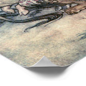 Alice, der Griffin und die Mock Turtle Poster (Ecke)