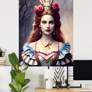 Alice der Kaninchenkönigin Poster