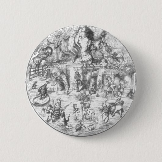 Alice & die Bande Button (Vorderseite)