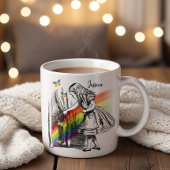 Alice, die den Regenbogen jagt Kaffeetasse