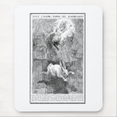 Alice, die unten der Kaninchenbau fällt Mousepad (Vorne)