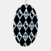 Alice Dodo & Thimble Pattern Keramikornament (Rechts)