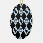 Alice Dodo & Thimble Pattern Keramikornament (Links)