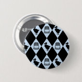 Alice Dodo und Thimble-Muster Button (Vorne & Hinten)