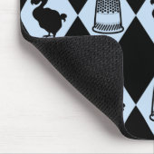 Alice Dodo und Thimble-Muster Mousepad (Ecke)