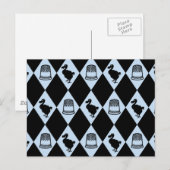 Alice Dodo und Thimble-Muster Postkarte (Vorne/Hinten)