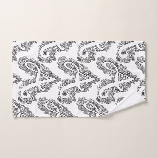 Alice doodle art letter Ein Name bedeutet Handtüch Badhandtuch Set (Handtuch)