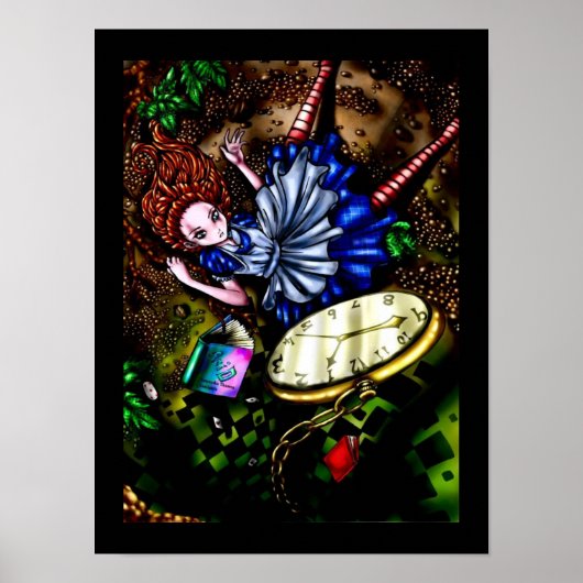 Alice Down the Kaninchenloch Poster (Vorne)