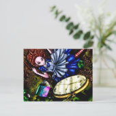 Alice Down the Rabbit Hole Postkarte (Stehend Vorderseite)