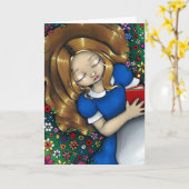 "Alice Dreaming" Karte (Gelbe Blume)