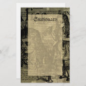 Alice Drink Me Collage Briefpapier (Vorne/Hinten)