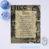 Alice Drink Me Collage Flyer (Einzeln)