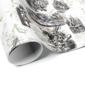 Alice durch das Aussehen des Glases Decoupage/Wrap Geschenkpapier (Rolleneckpunkt)