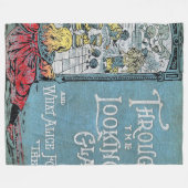 Alice durch das aussehende Glas Fleecedecke (Vorderseite (Horizontal))