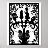 Alice durch das aussehende Glas Poster (Vorne)