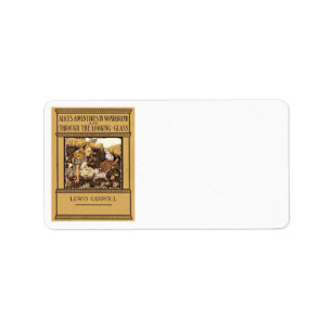 Alice durch das Blickglas Adressaufkleber