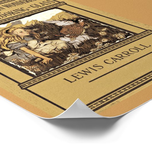 Alice durch das Blickglas Poster (Ecke)