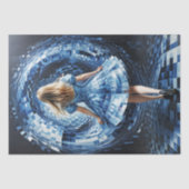Alice Durch das Portal Dekoupage Seidenpapier (Vorderseite)