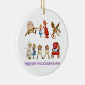 Alice durch den Spiegel Keramikornament (Rechts)