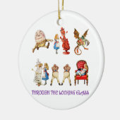 Alice durch den Spiegel Keramikornament (Links)