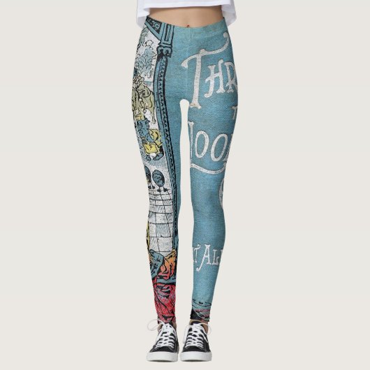 Alice durch den Spiegel Leggings (Vorderseite)