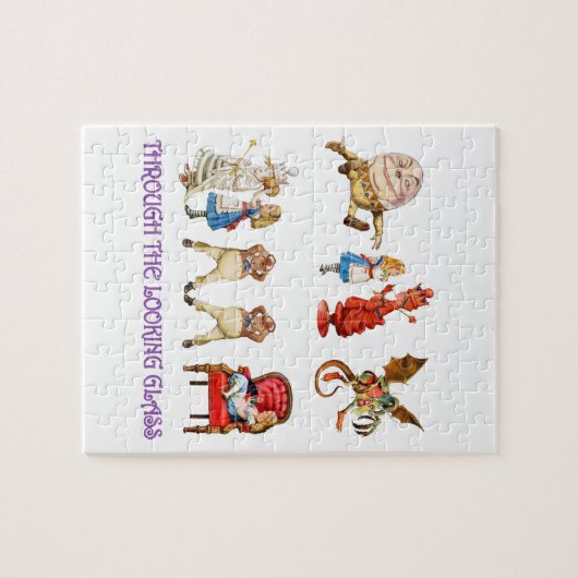 Alice durch den Spiegel Puzzle (Horizontal)