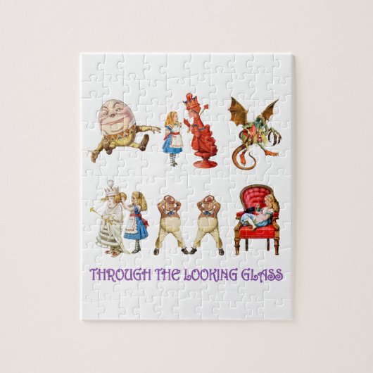 Alice durch den Spiegel Puzzle (Vertikal)