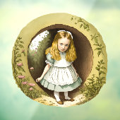 Alice Enters Wonderland - Fensterklammer Fensteraufkleber (Blatt 3)