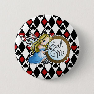 Alice Fairy-Eat Me Anime Button