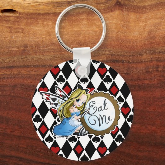 Alice Fairy-Eat Me Anime Schlüsselanhänger (Vorderseite)