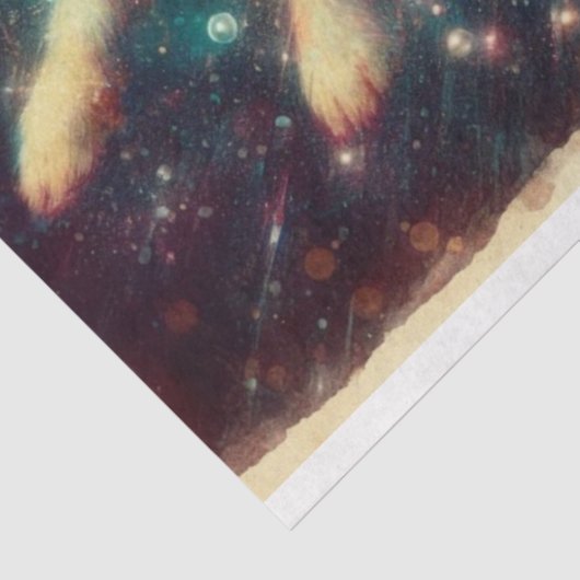 Alice Falling Into Wonderland Fantasy Decoupage Seidenpapier (Ausschnitt)