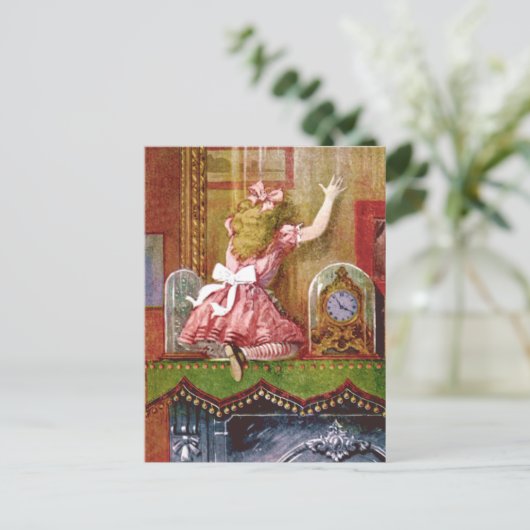 Alice Falls Through Postkarte (Stehend Vorderseite)