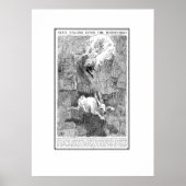 Alice fällt das Kaninchenloch herunter Poster (Vorne)