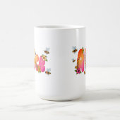 Alice - Floral and Bee Design Mug Kaffeetasse (Mittel)