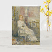 Alice Gamby Dans le Salon | Berthe Morisot Karte (Gelbe Blume)
