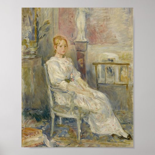Alice Gamby Dans le Salon | Berthe Morisot Poster (Vorne)