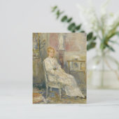 Alice Gamby Dans le Salon | Berthe Morisot Postkarte (Stehend Vorderseite)