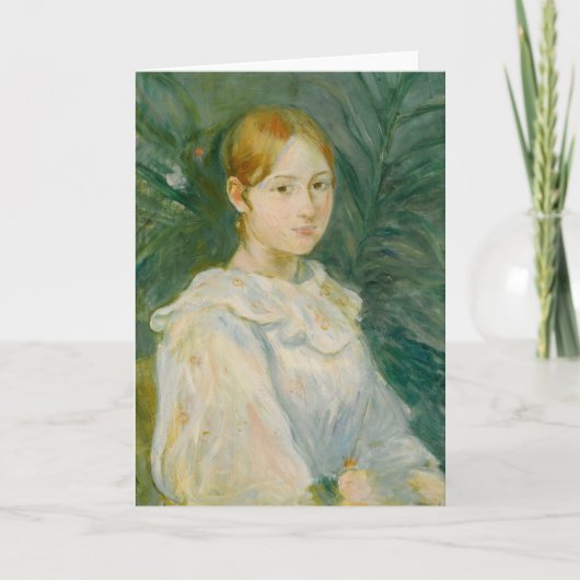 Alice Gamby en Buste | Berthe Morisot Karte (Vorderseite)
