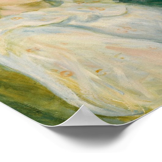 Alice Gamby en Buste | Berthe Morisot Poster (Ecke)