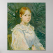 Alice Gamby en Buste | Berthe Morisot Poster (Vorne)