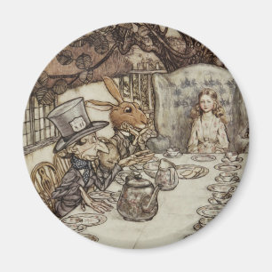 Alice Geburtstags-Unverwandtschafts-Hutmacher-Part Magnet