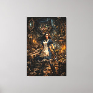 Alice: Gefangen im Wunderland Leinwanddruck
