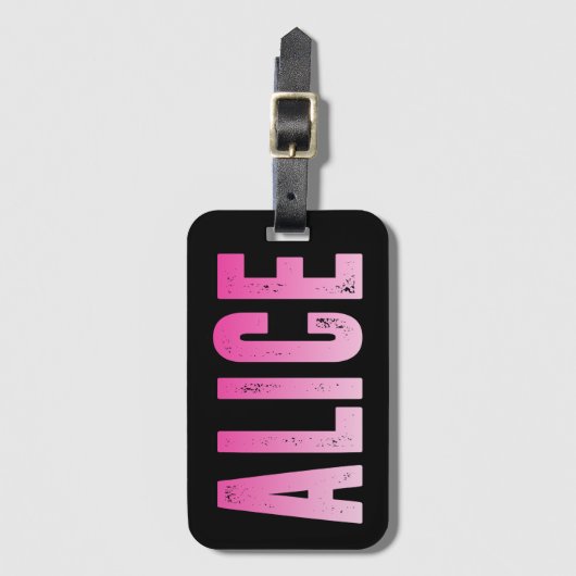 Alice Gepäckanhänger (Vorderseite Vertikal)