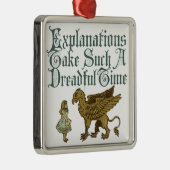 Alice Griffin Erklärungen Silbernes Ornament (Rechts)